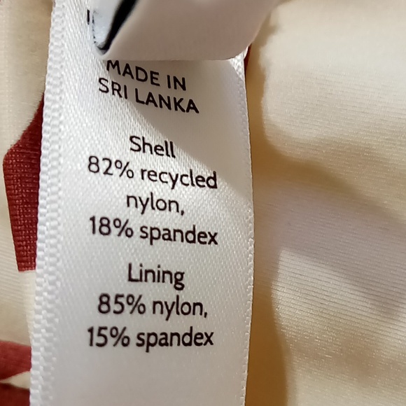 Andie Womens Bikini LARGE Swim CAPRI TOP Padded NEW Resort Beach Vacation Pool - Picture 7 of 7